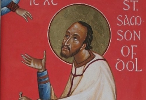 Αποτέλεσμα εικόνας για Ὁ ἅγιος Σαμψών, ἐπίσκοπος Ντολ